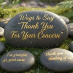 10 Other Ways to Say “Thank You For Your Concern”
