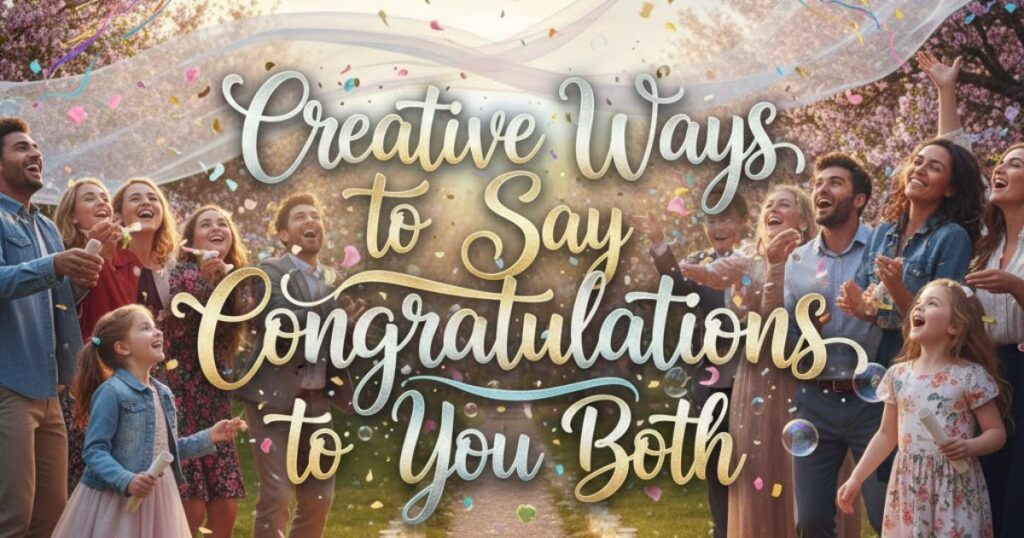 X. Congratulations 30 Ways to Say Congratulations to You Both (Updated 2026)