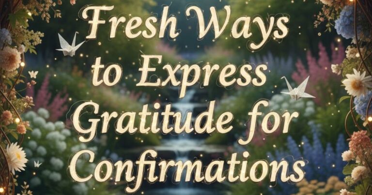 30 Fresh Ways to Express Gratitude for Confirmations