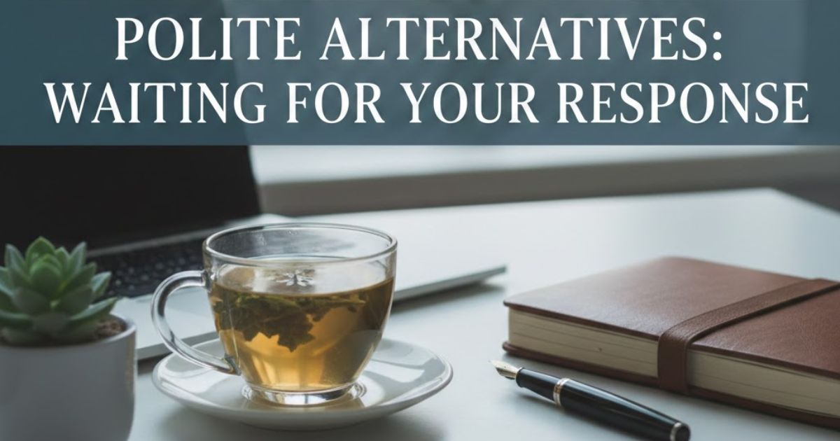 30 Polite Alternatives: Waiting for Your Response With Examples