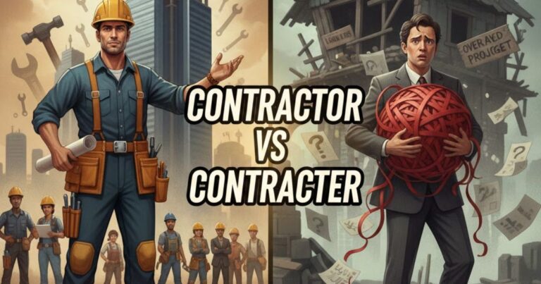 Contractor vs Contracter: Meaning, Spelling, and Correct Usage