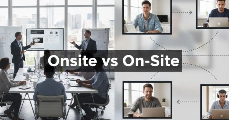 Onsite vs On-Site: Easy Guide to Correct Usage