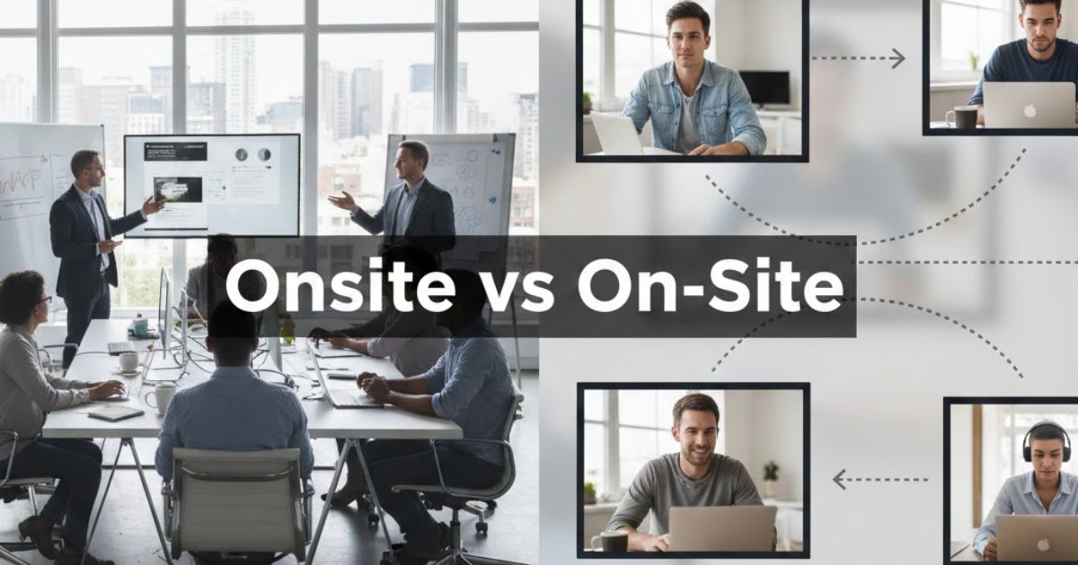 Onsite vs On-Site: Easy Guide to Correct Usage