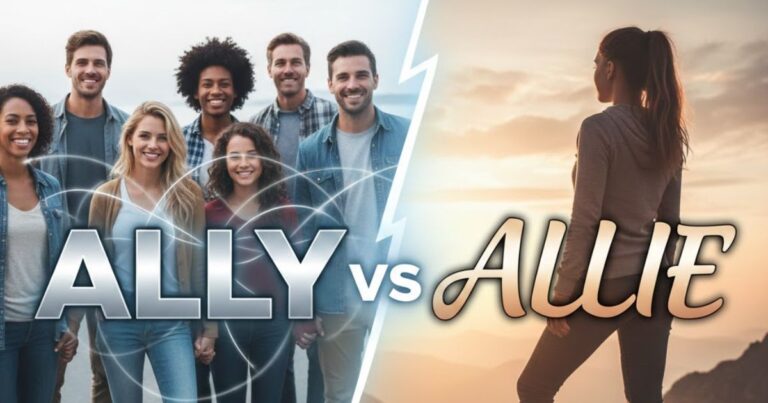 Ally vs Allie: The Main Differences And When To Use Them