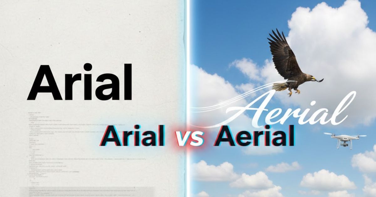 Arial vs Aerial: Which One Is The Correct One?