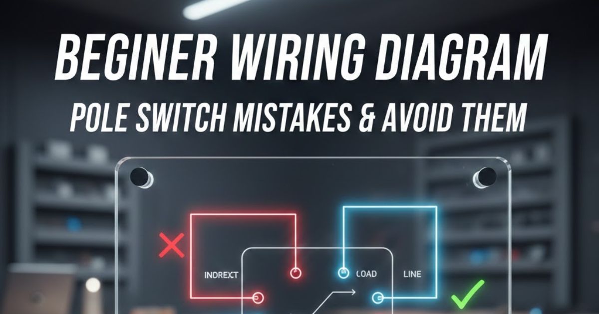 Beginner Wiring Diagram| Pole Switch Mistakes & Avoid Them