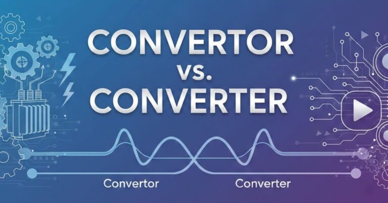 Convertor vs Converter
