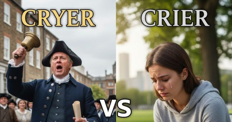 crier or cryer
