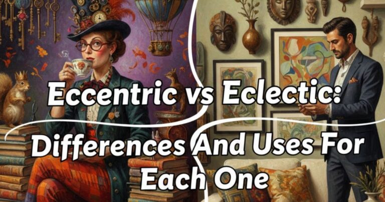 Eccentric vs Eclectic: Differences And Uses For Each One