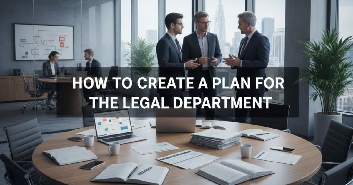 How to Create a Plan for the Legal Department