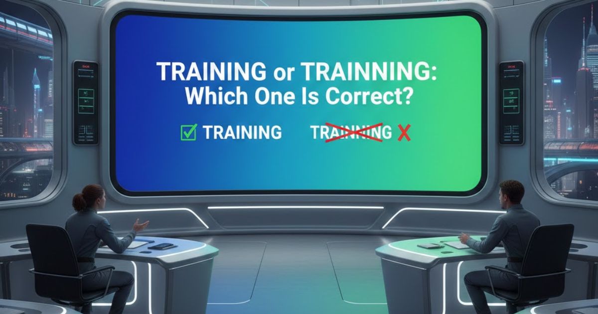 Training or Trainning: Which One Is Correct?