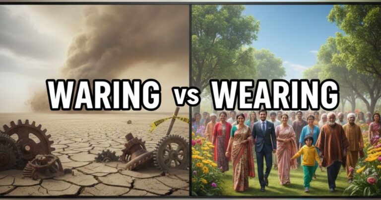 Waring vs Wearing