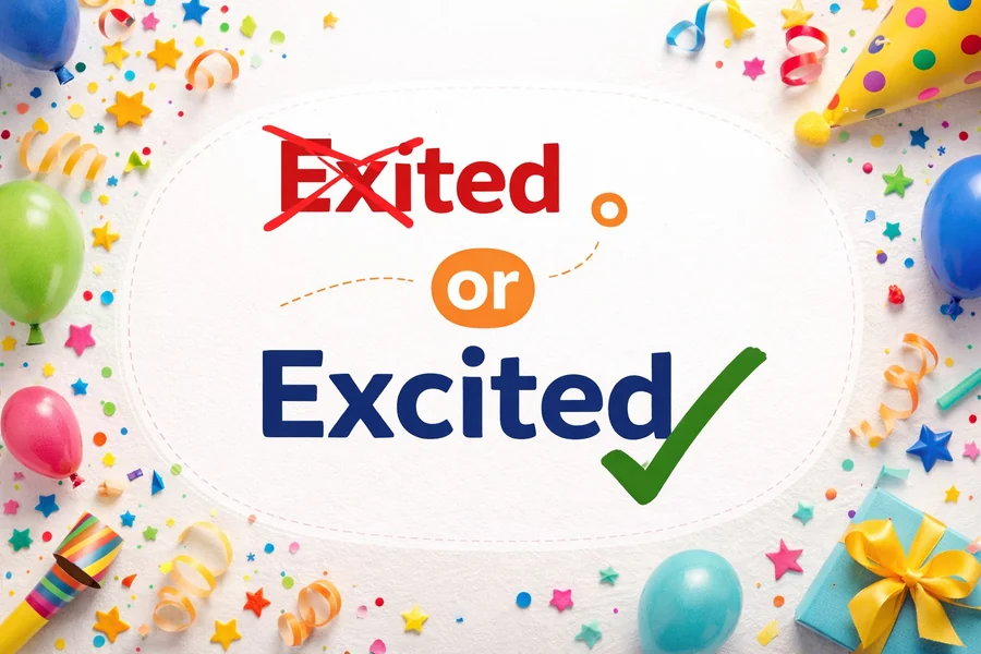 Excited Or Exited