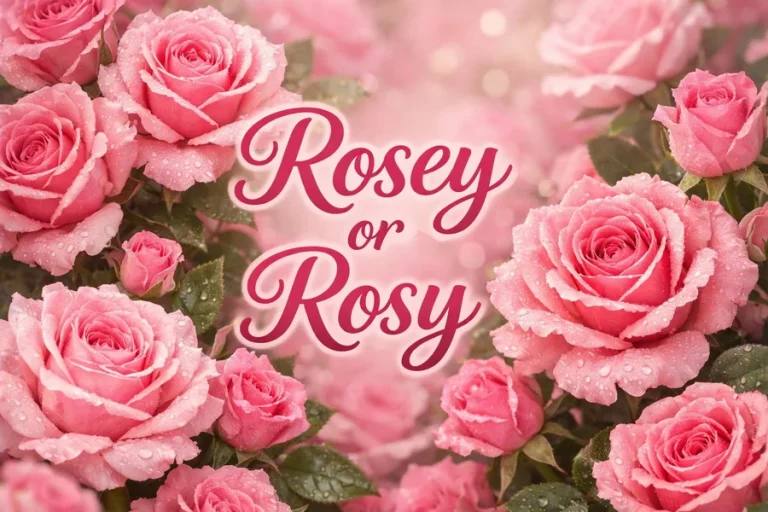Rosey Or Rosy