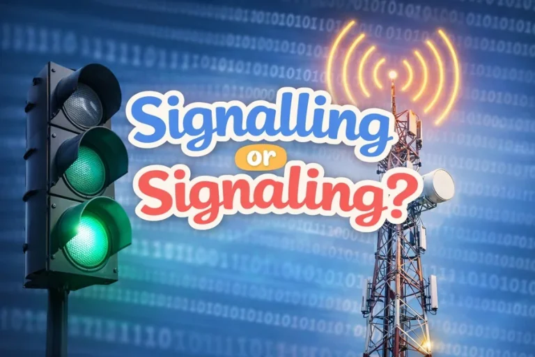 Signalling Or Signaling