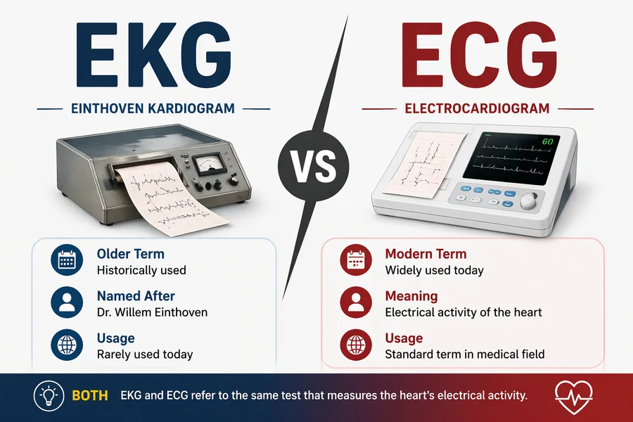 EKG vs ECG
