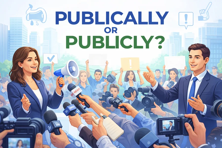 Publically Or Publicly