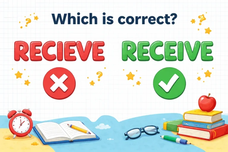Recieve Or Receive Spelling