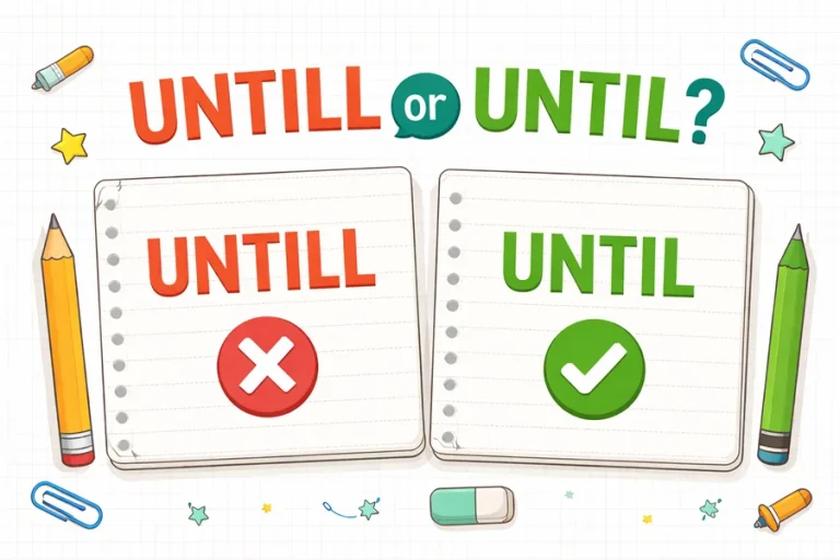 Untill Or Until Correct