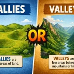 Vallies Or Valleys