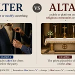 Alter vs Altar