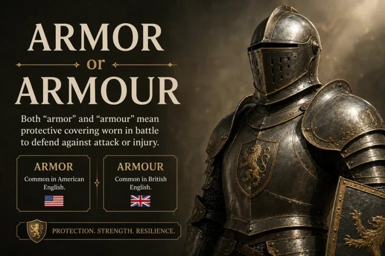 Armor or Armour