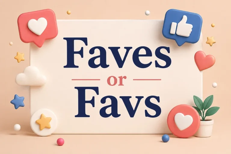 Faves or Favs