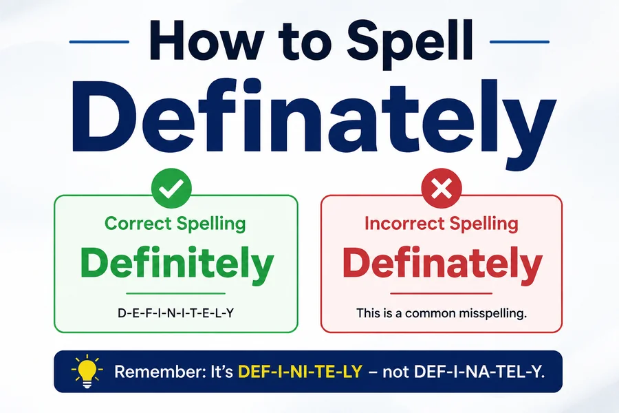 How to Spell Definately