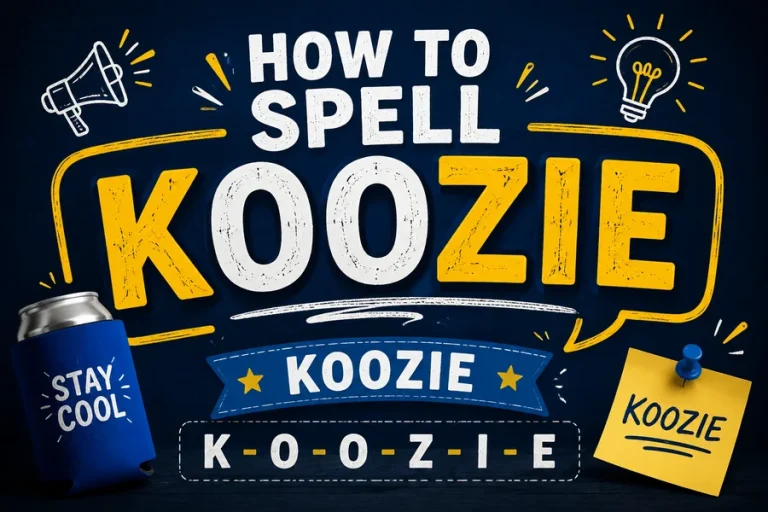 How to Spell Koozie