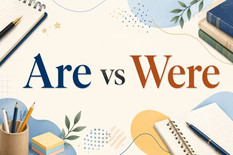 Are vs Were