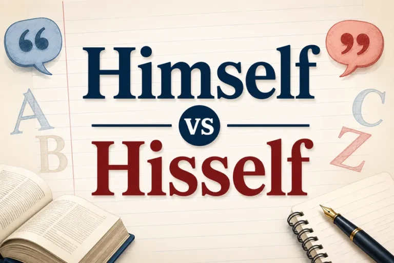 Himself vs Hisself