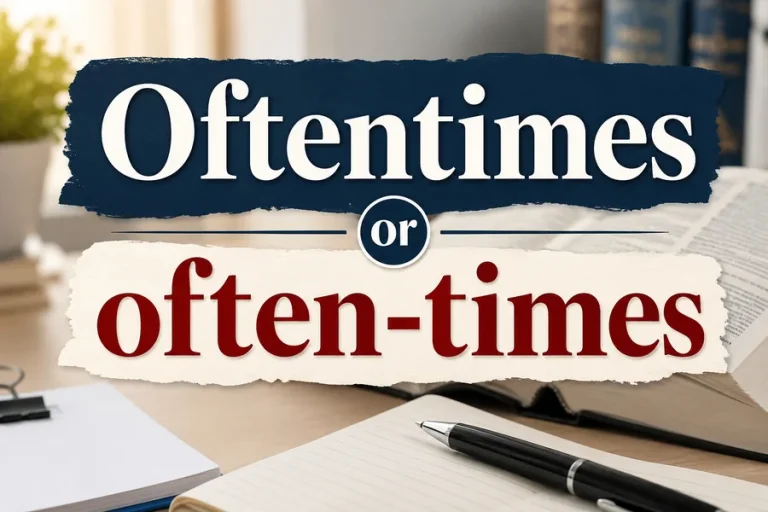 Oftentimes or often-times