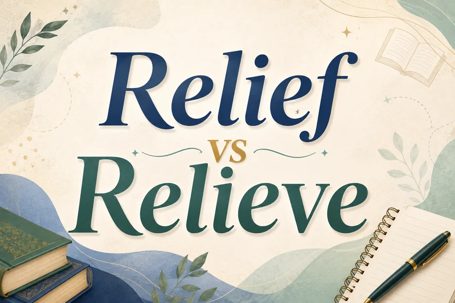Relief vs Relieve
