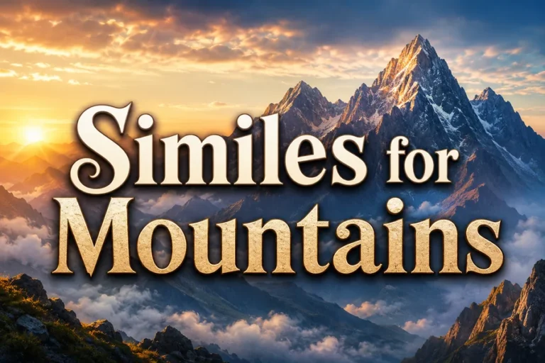 Similes for Mountains