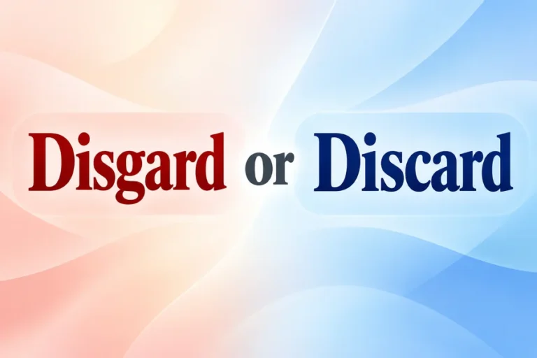 Disgard or Discard
