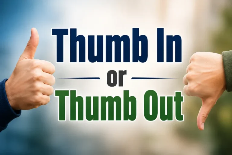 Thumb In or Thumb Out